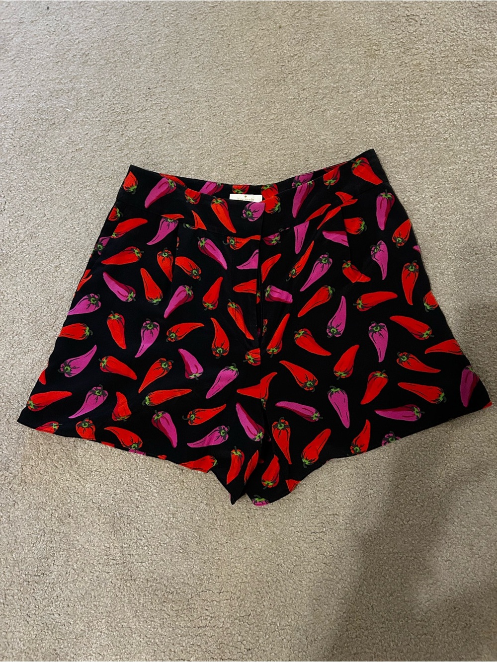 Kate Spade Chili Pepper Shorts Size 6